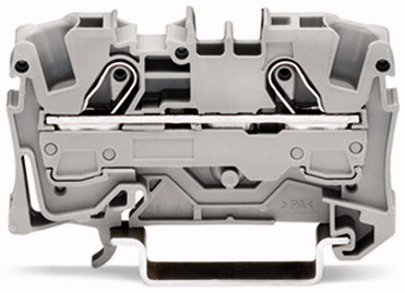 Wago Złączka przelotowa 2-przewodowa 32,9x57,5mm szara - 2006-1201