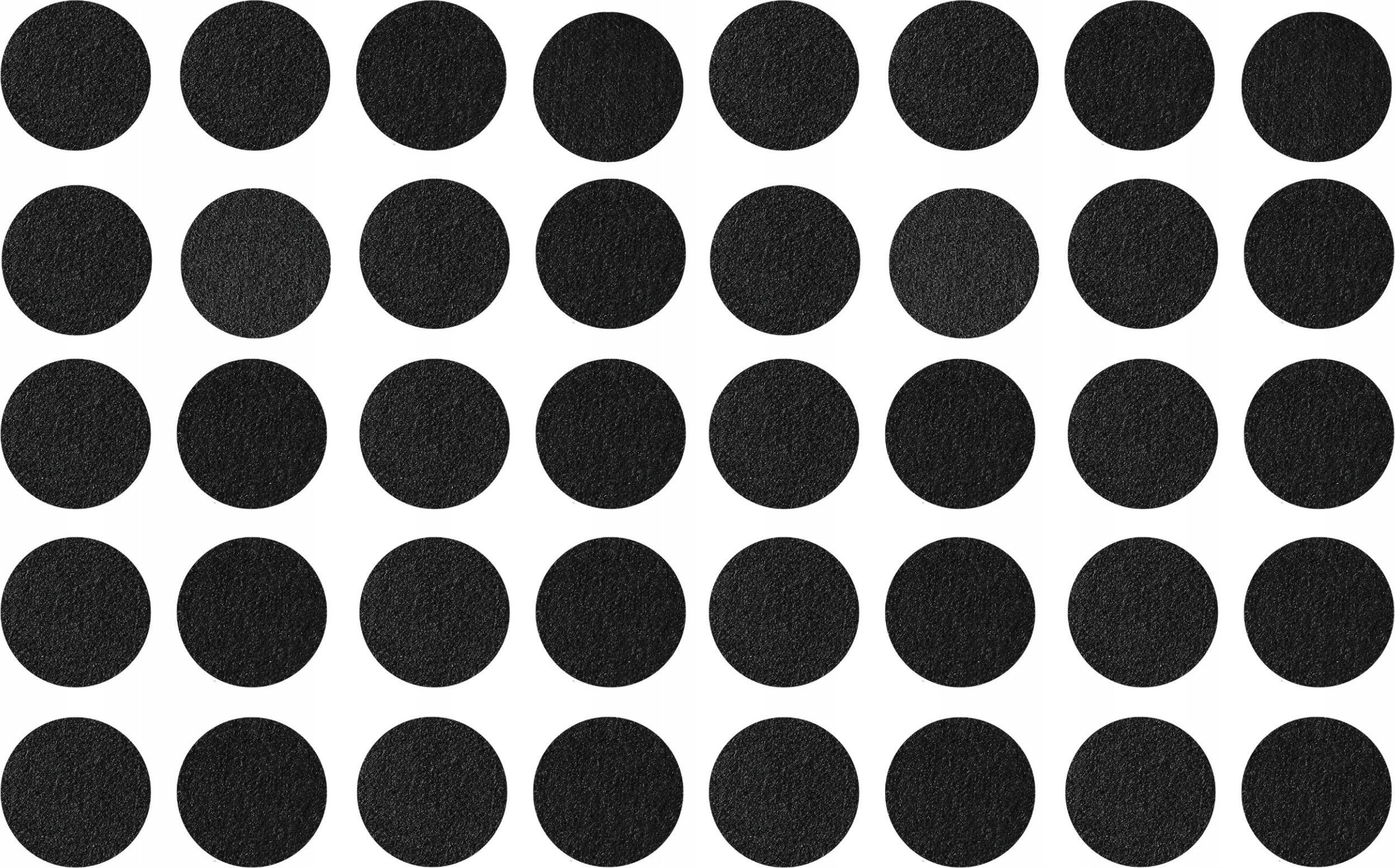 Techrebal MAŁE PODKŁADKI MEBLE FILCOWE OKRĄGŁE 40 SZT 15mm
