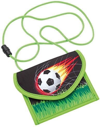 WEDO Brustbeutel Fußball aus Polyester, Sicherheitskordel