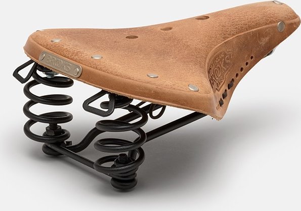 Brooks Siodełko BROOKS B67 SOFTENED SHORT, Dark Tan, Steel Rail, Waga 810g, Linia Leather (NEW)