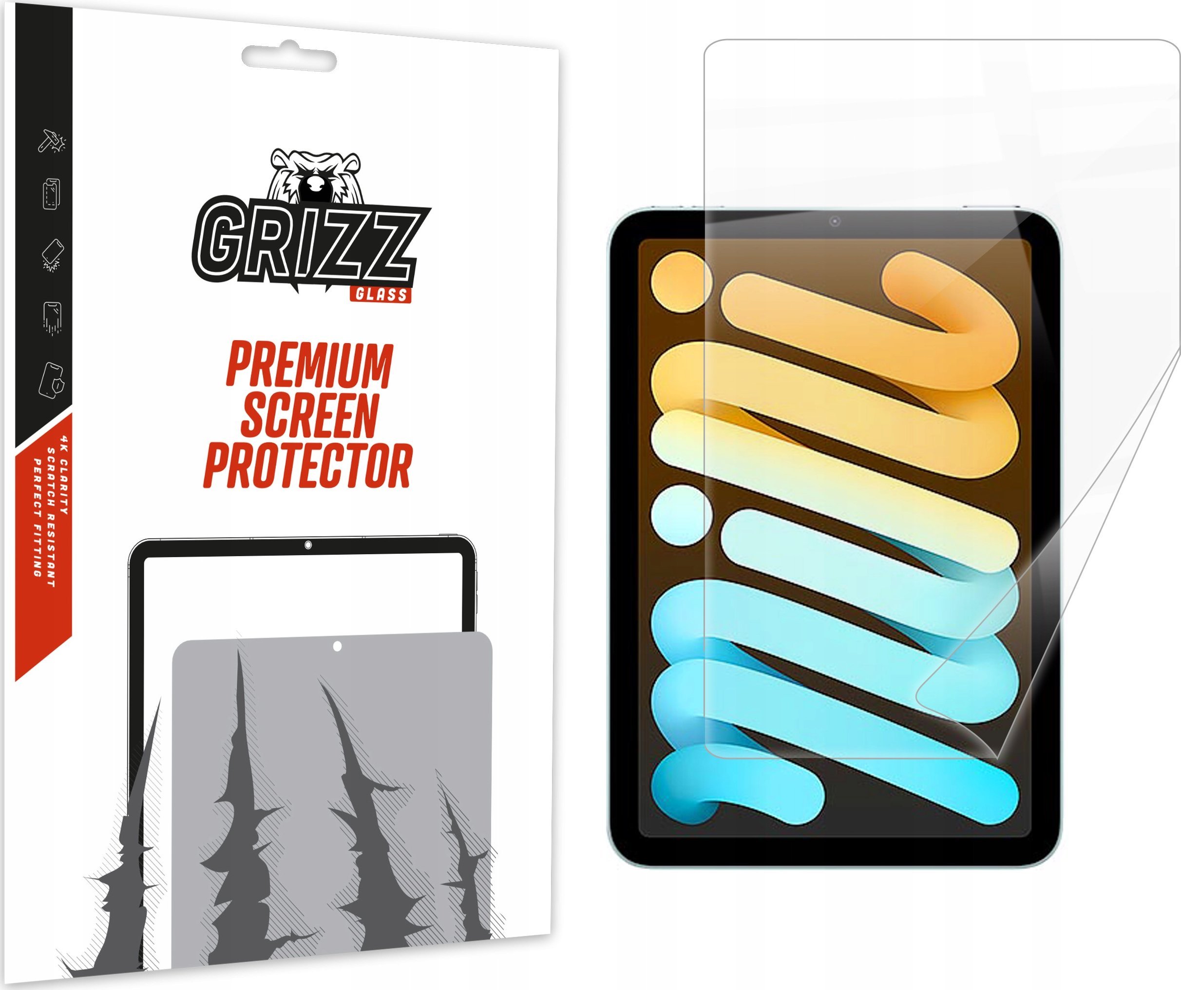 GrizzGlass Folia ceramiczna GrizzGlass CeramicFilm do Apple iPad mini 2024