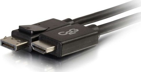 Kabel C2G C2G 6ft DisplayPort to HDMI Cable - DP to HDMI Adapter Cable - M/M - DisplayPort-Kabel - DisplayPort (M) zu HDMI (M) - 1.8 m - Schwarz