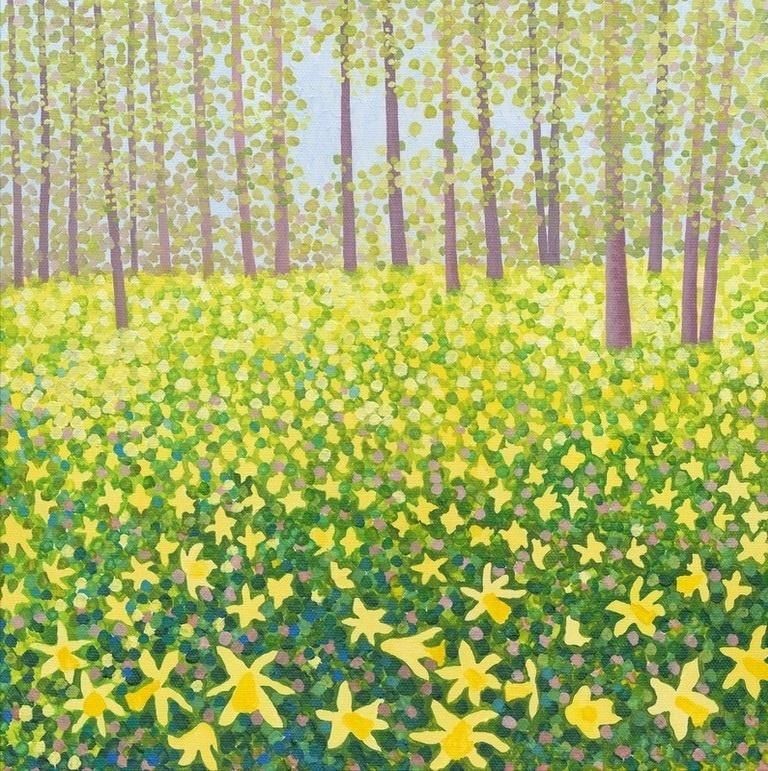 Susan Entwistle Karnet z kopertą Żonkile