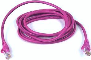 Goobay Wentronic goobay - Patch- Cable - RJ- 45 (M) to RJ- 45 (M) - 1,0m - SFTP, PiMF - Cat.7 RohCable - halogen free, shaped, without Haken - Magenta