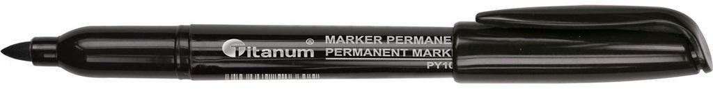 Marker permanentny czarny (12szt)