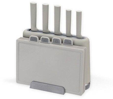 Maestro Zestaw noży i desek na podstawce MR-1412-GREY