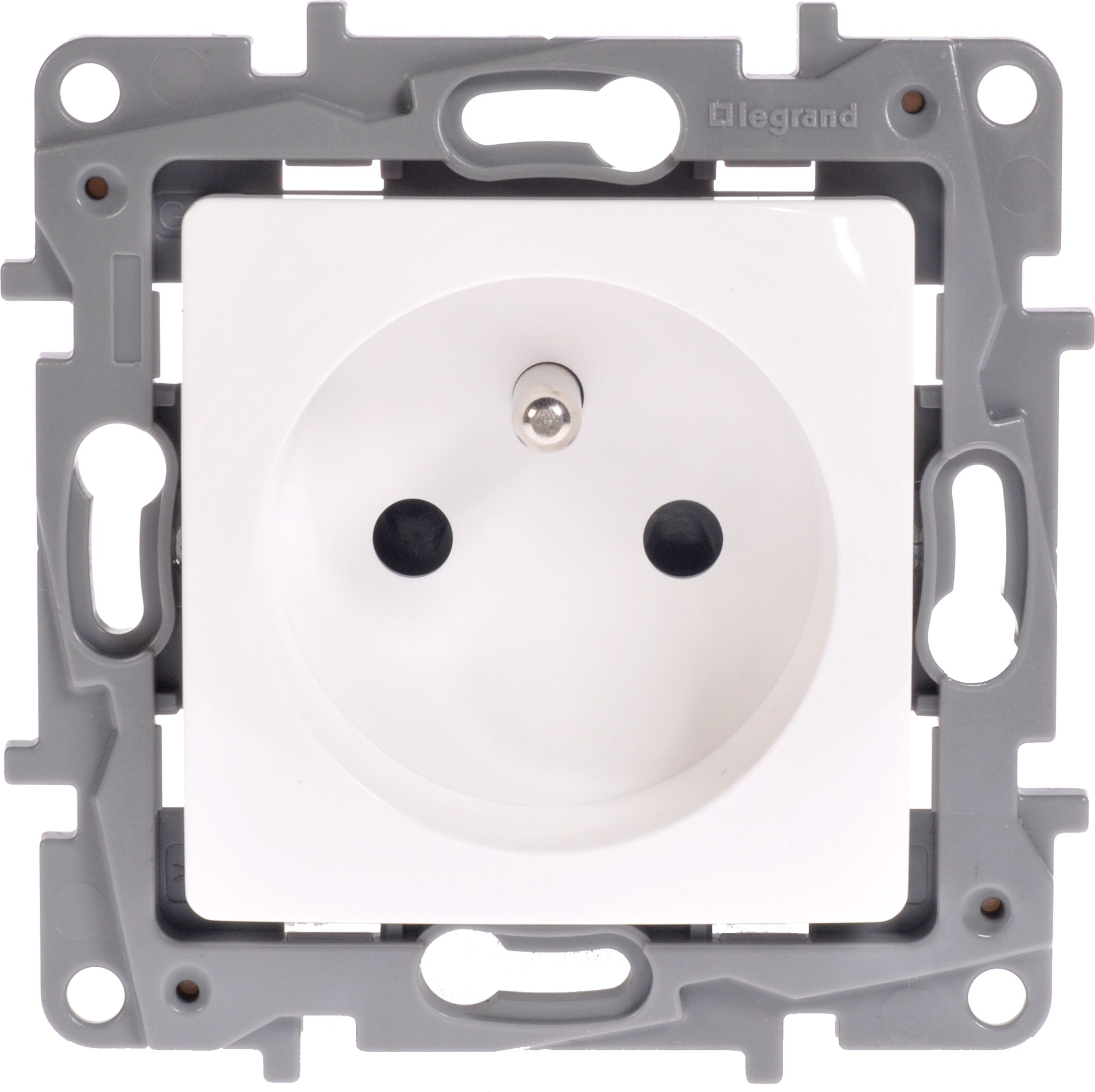 Legrand Gniazdo wtyczkowe z uziemieniem 16A 250V biały - 664536
