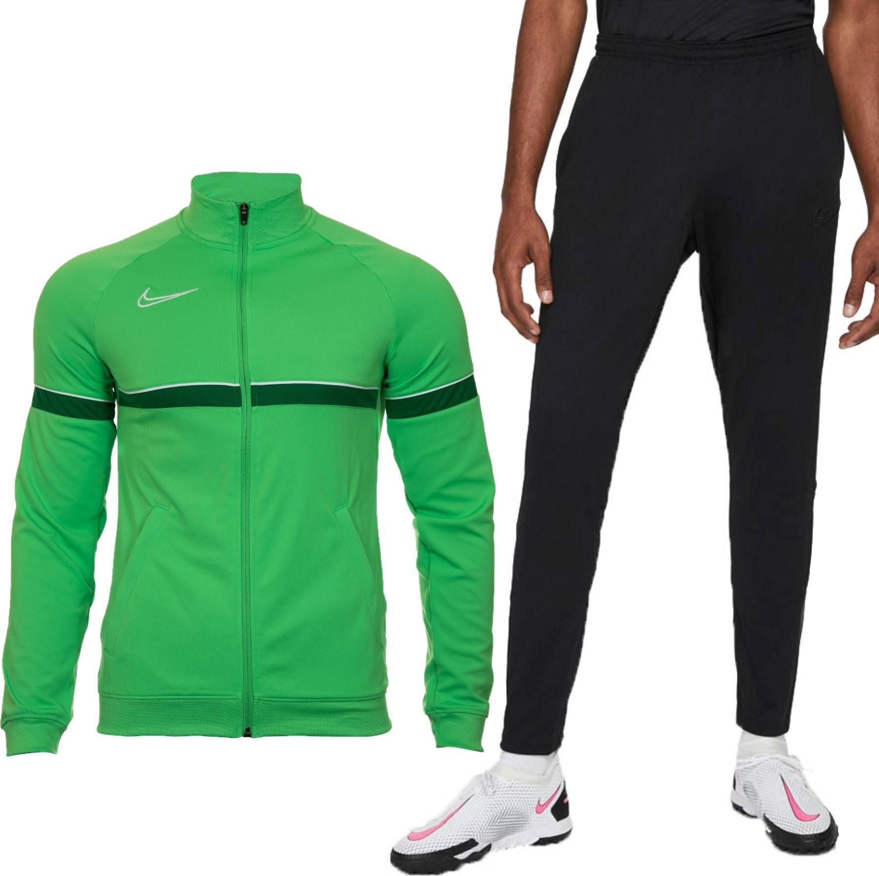 Nike Dres męski Nike Dri-FIT Academy zielono czarny