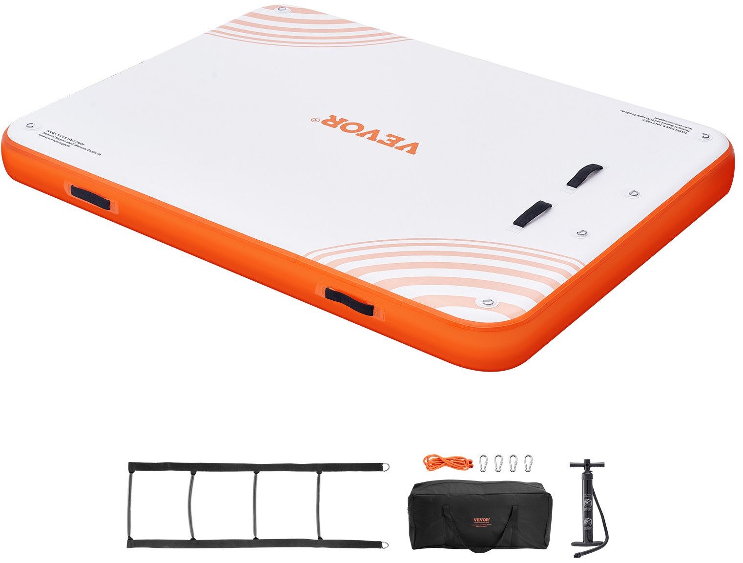 Platforma Pływająca Wodna Dmuchany Materac 3,04 x 2,34 m