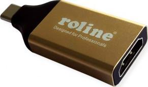 Adapter USB Roline USB-C - HDMI Złoty (JAB-6926694)
