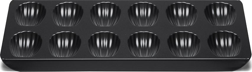 Patisse kształt madeleine 40 cm stal czarna