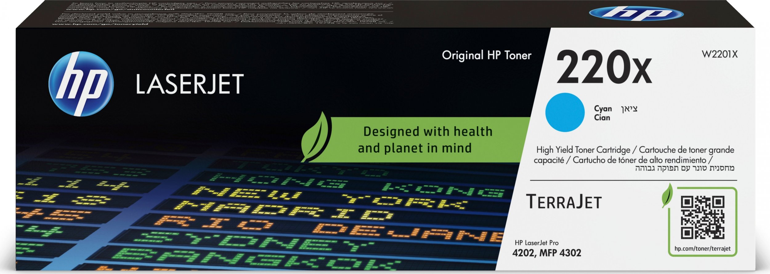 Toner HP HP 220X Cyan LaserJet Tonerpatrone