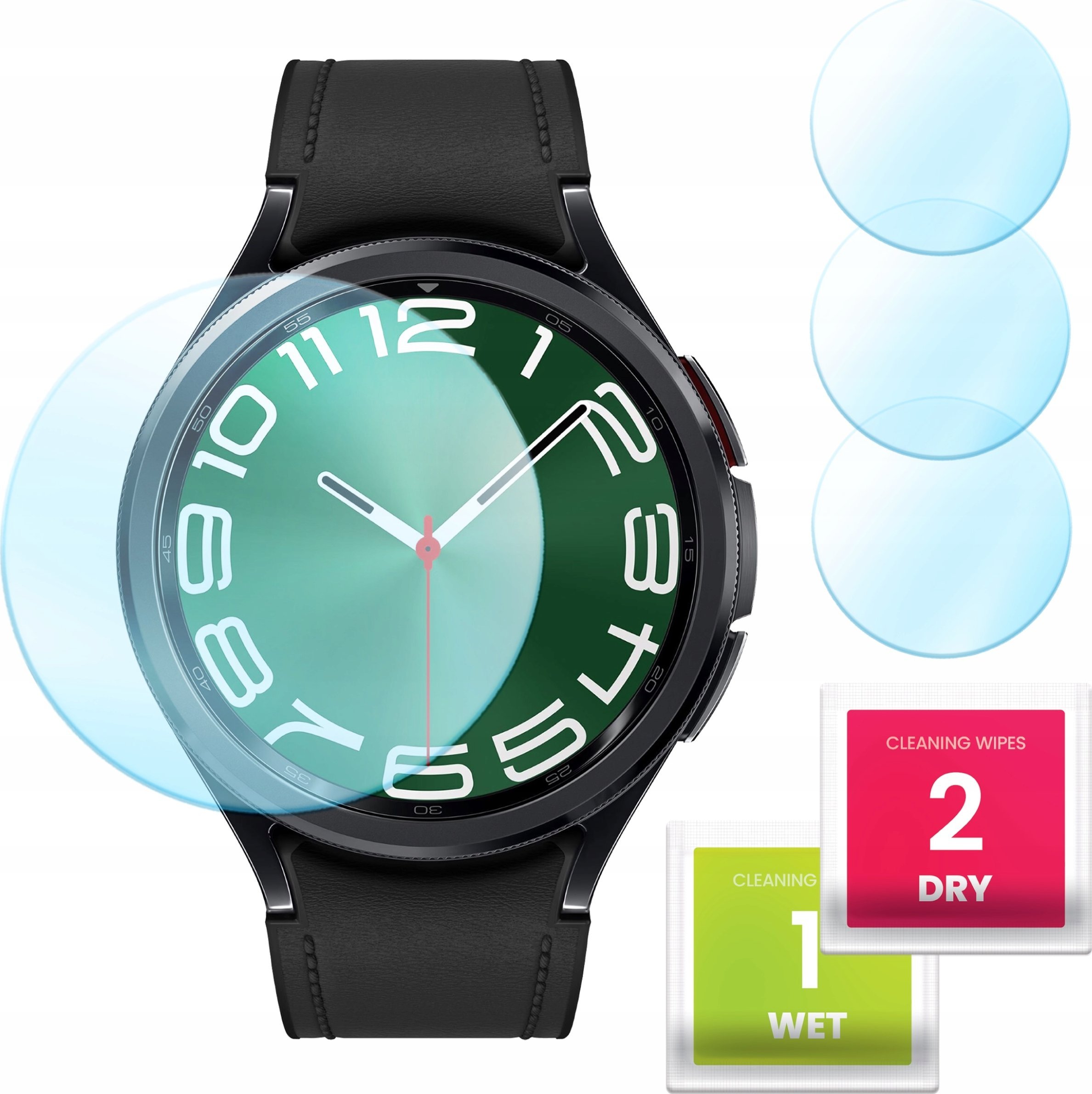 Hello Case 3-PAK Szkło Hybrydowe do Samsung Galaxy Watch 6 Classic (47 mm) (Ochronne)