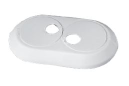 Capricorn Rozetka podwójna 16mm biała (9-2220-016-00-01-01)