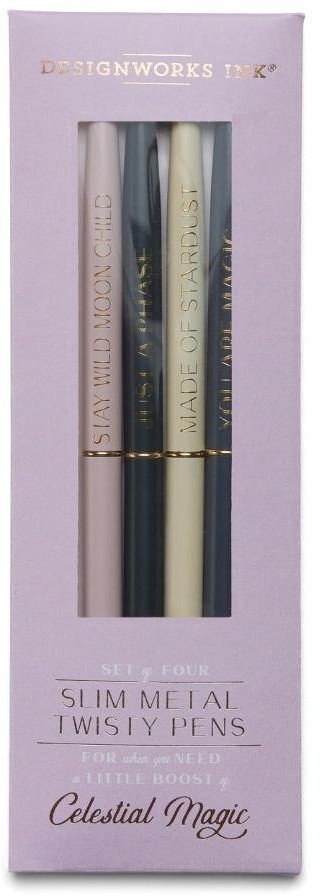 Zestaw 4 długopisów Celestial