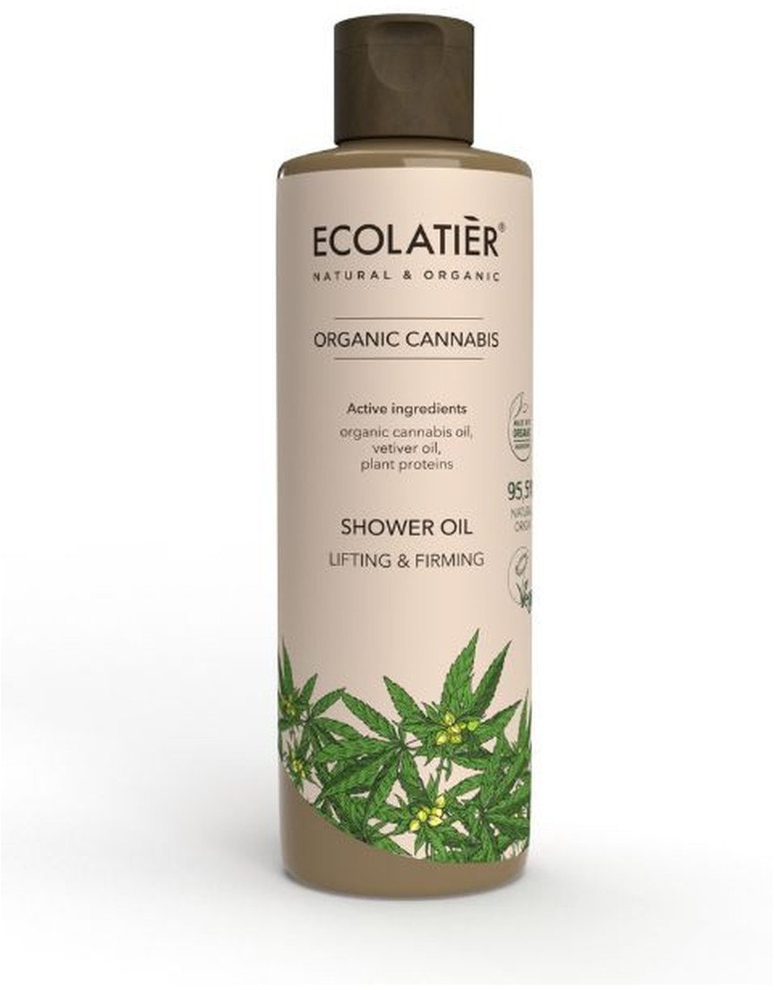 Ecolatier Green Ujędrniający olejek pod prysznic Konopie 250ml