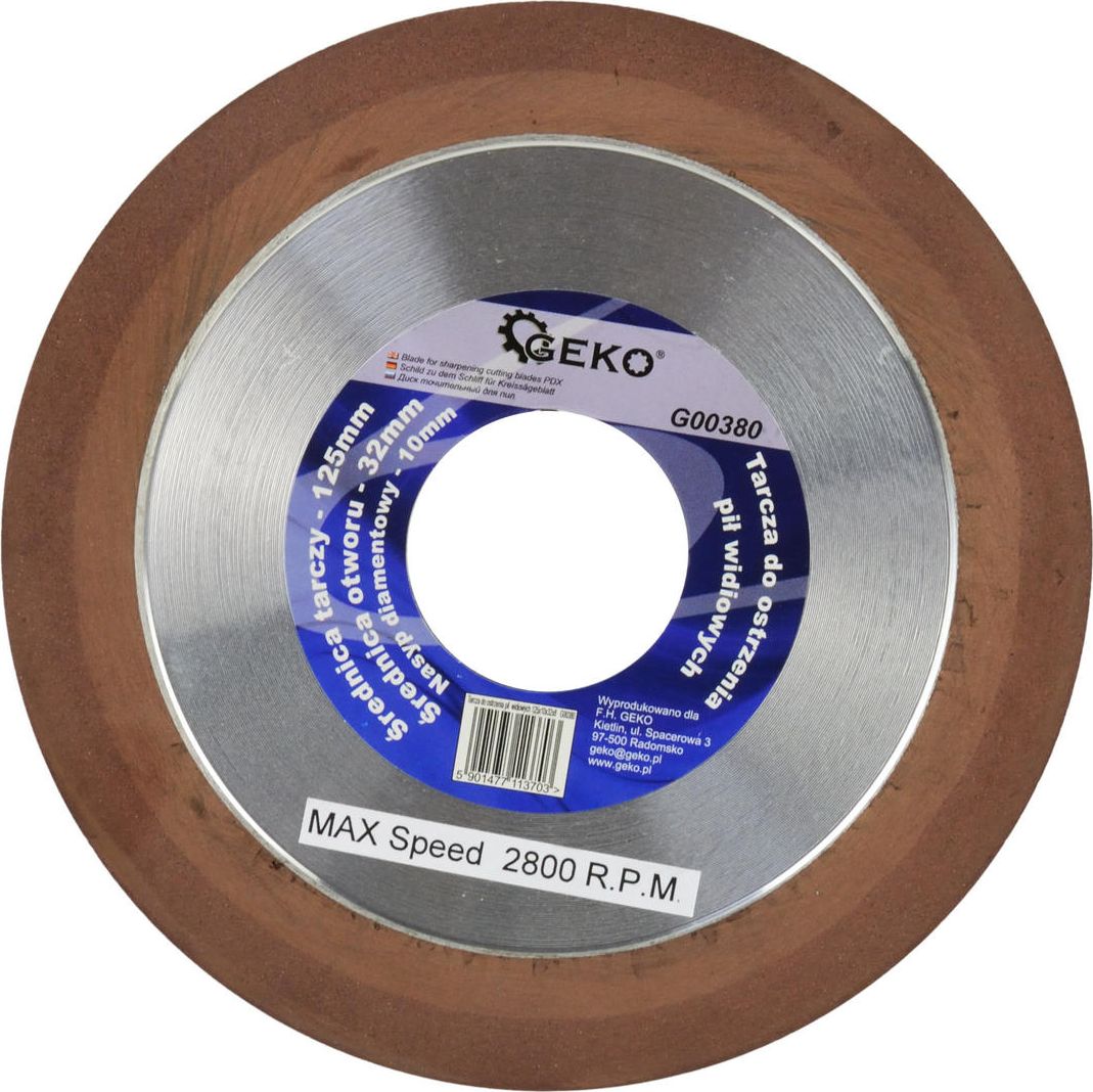 Geko tarcza do ostrzenia pil widiowych 125x10x32x8 (G00380)