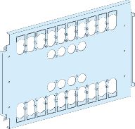 Schneider Płyta montażowa pionowa 2 NS630/1 INS630, szer. 650mm (03461)