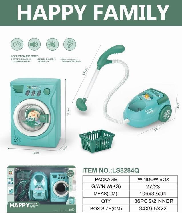 Zestaw - odkurzacz i pralka LS8284Q