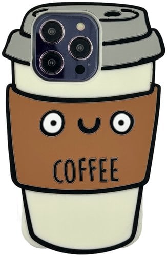 ETUI CASE 3D CAFFFE LATTE IPHONE 16 standard