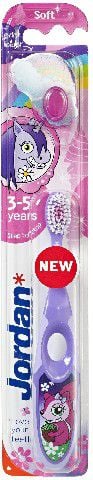 Jordan Szczoteczka do zębów dla dzieci Step by Step 3-5 miękka - mix wzorów