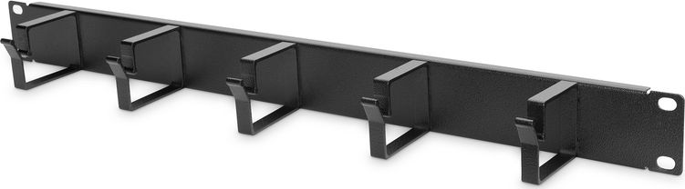 Digitus Organizator kablowy 19" 1U z ringami Czarny (DN-97602)
