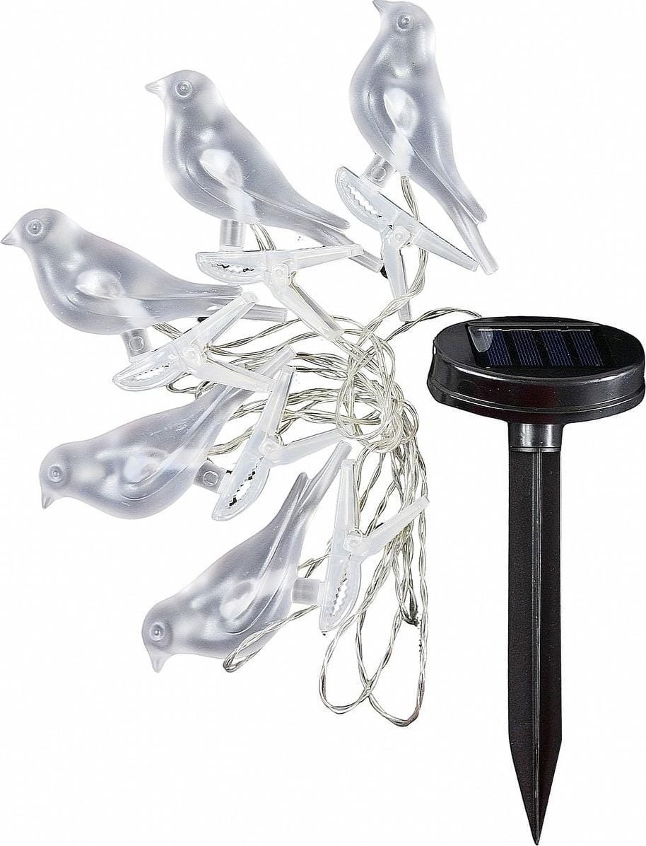 LAMPA SOLARNA GIRLANDA OGRODOWA PARTY LIGHT PTASZKI 5LED