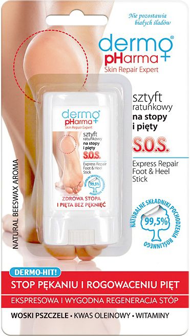 Dermo Pharma Sztyft ratunkowy na stopy i pięty 13g