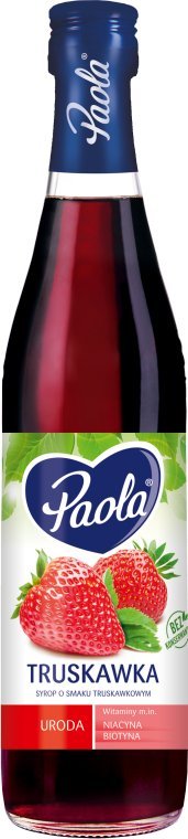 Paola Paola Syrop o smaku truskawkowym 430 ml