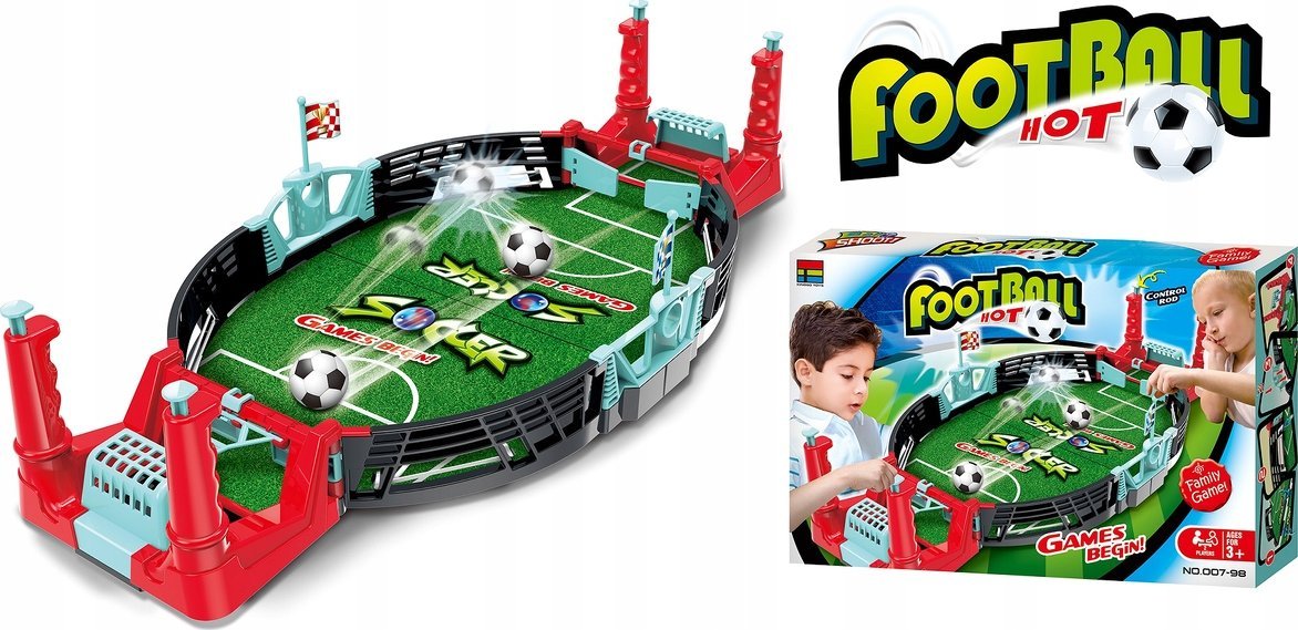 Rodzinna gra zręcznościowa PIŁKARZYKI Mini Stół Piłka nożna