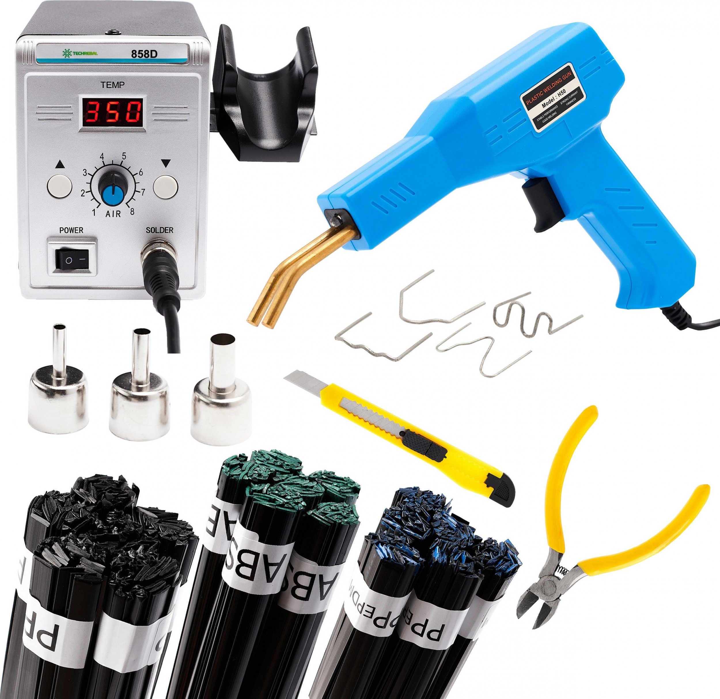 Techrebal Spawarka plastiku 858D