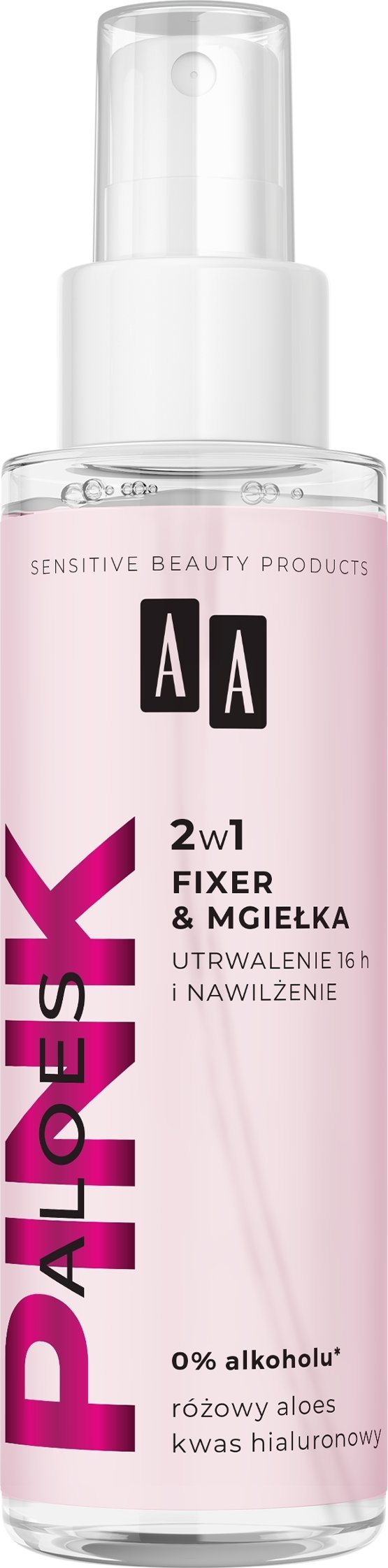 Pink Aloes utrwalająco-nawilżający spray 2w1 100ml
