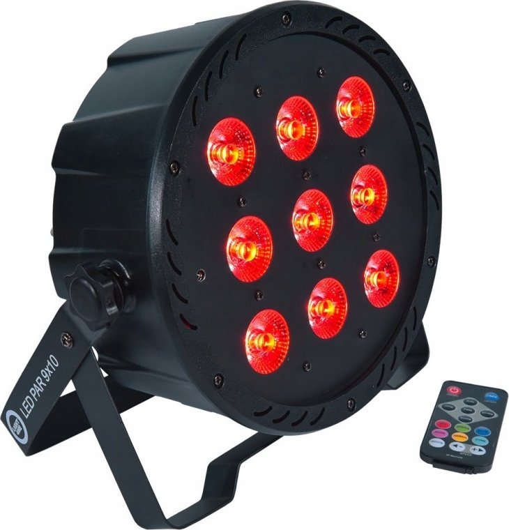 LIGHT4ME ML LIGHT4ME LED PAR 9X10W MKII RGBW pilot IR