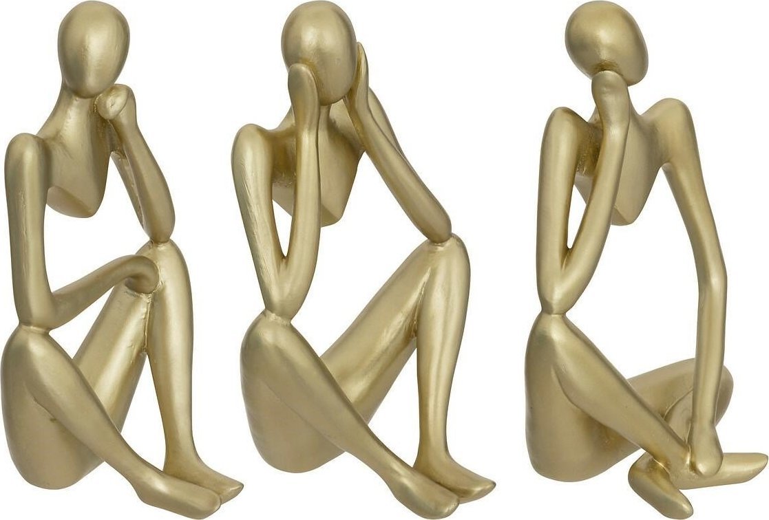 Atmosphera Zestaw 3 figurek dekoracyjnych Women