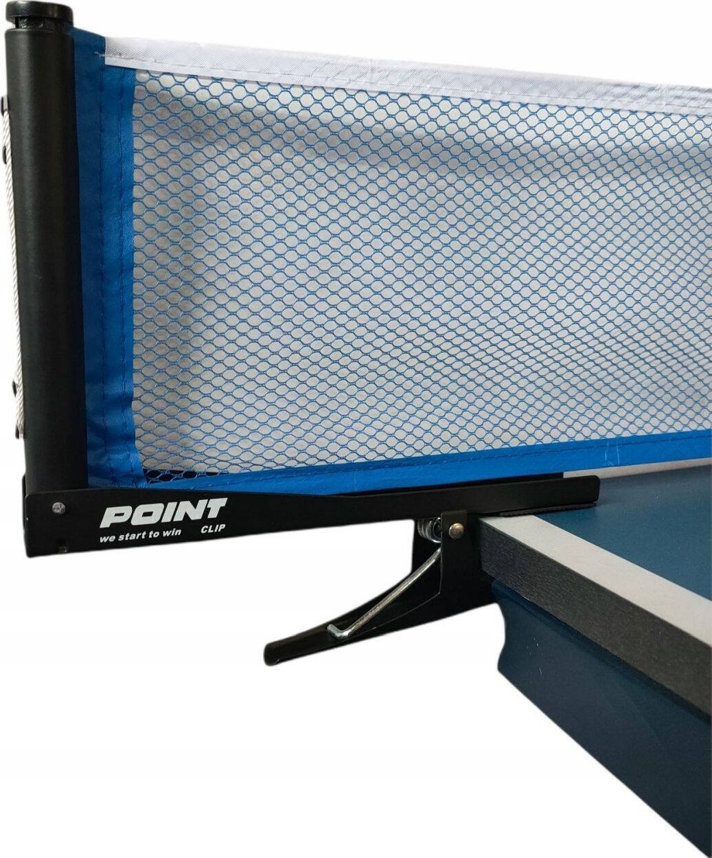 Point SIATKA DO TENISA STOŁOWEGO PING PONGA POINT Z UCHWYTAMI KLIPS