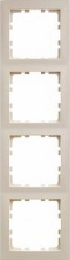 Hager Ramka poczwórna BERKER kremowa - 5310148982