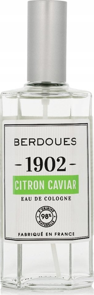 Parfums Berdoues, 1902 Citron Caviar, Eau De Cologne, Unisex, 125 ml Unisex