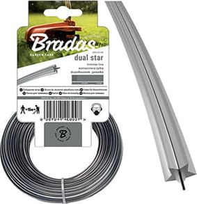 Bradas żyłka tnąca do kosiarek gwiazdka 1,6mm 15m (ZRG1615K)