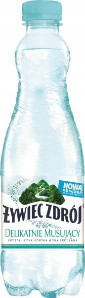 Woda Żywiec Zdrój Delikatnie Musujący Woda źródlana 500 ml