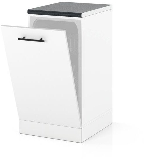 Front Do Zabudowy Zmywarki 45cm Szafka Kuchenna Spremium Biały Mat