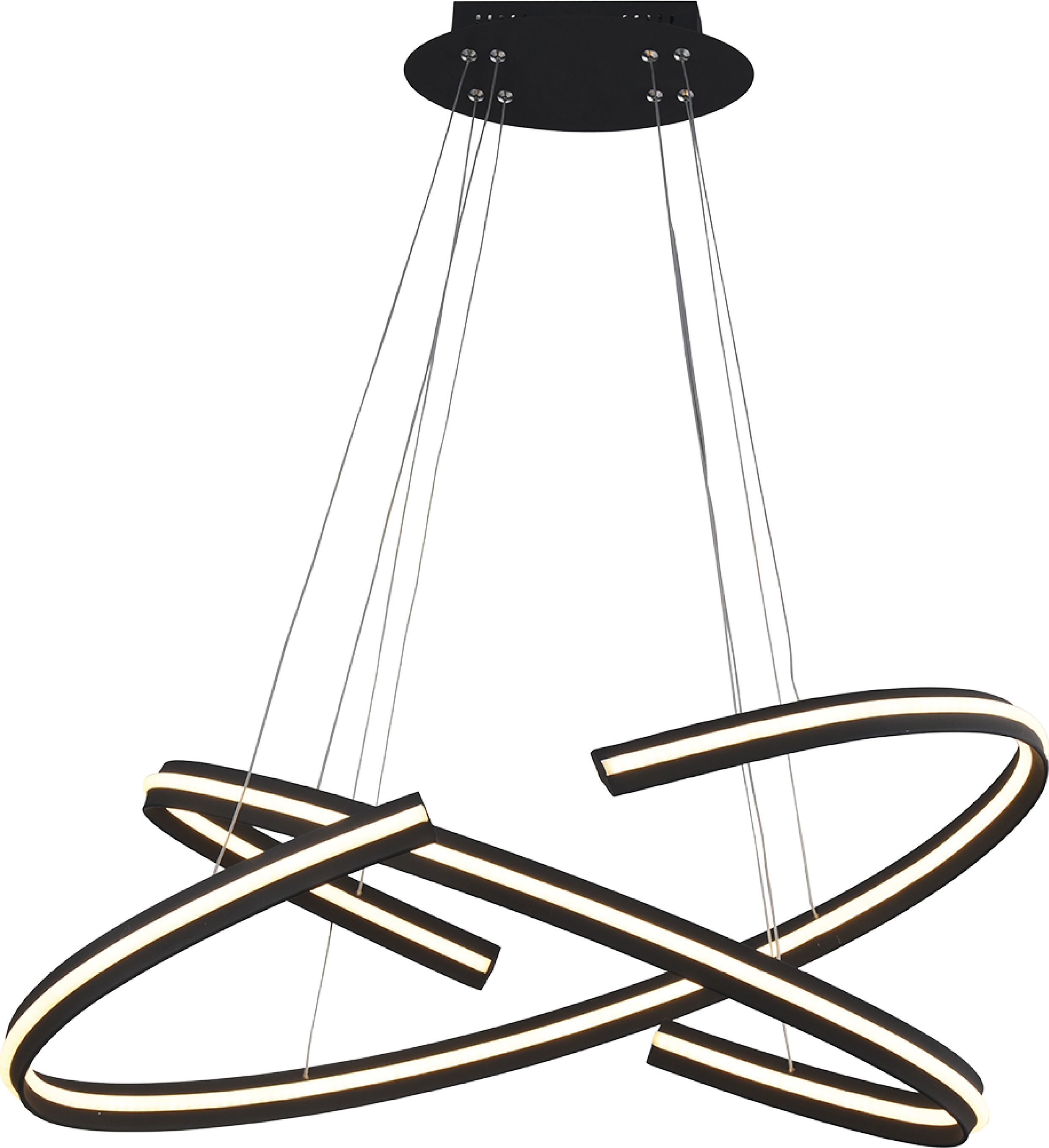 Lampa wisząca Azzardo Alessia nowoczesna czarny (AZ3355)