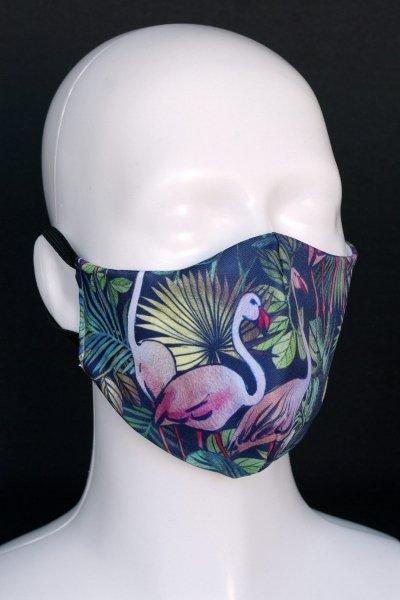 AUUU Maska na spacer z Psem - FLAMINGI