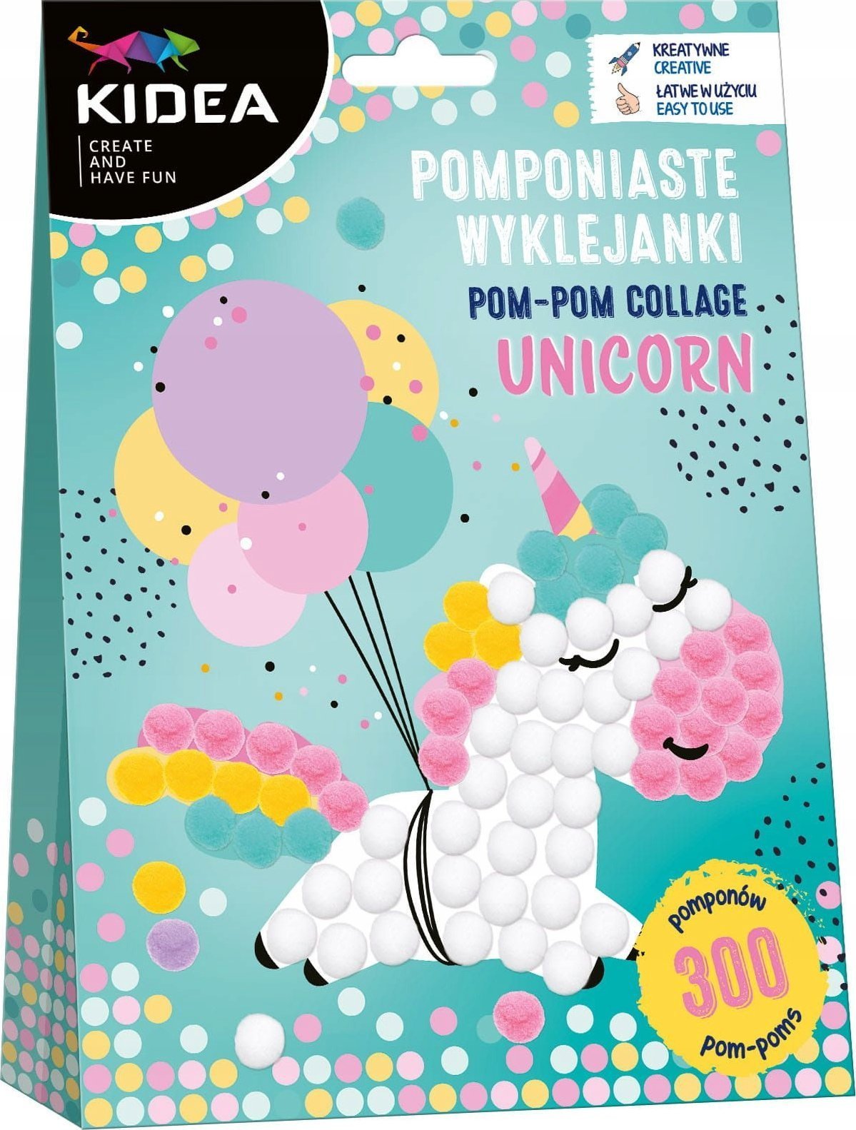 Derform ZEST KREAT WYKLEJ POMPON UNICORN AKC KIDEA PUD