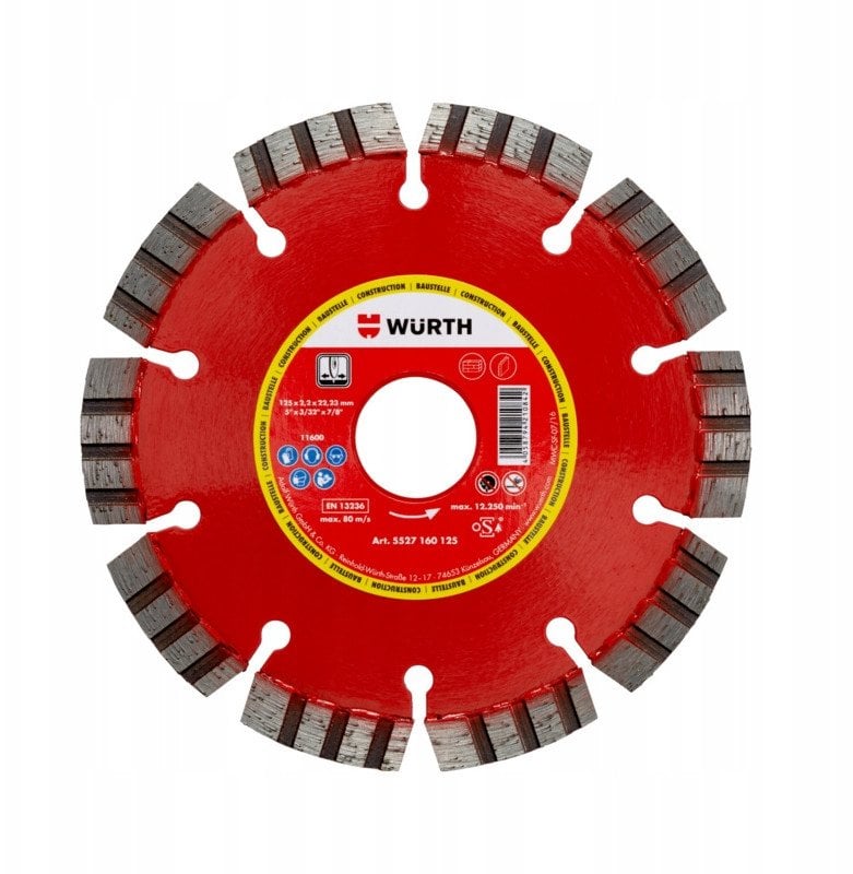 TARCZA DIAMENTOWA BUDOW BR22,2-D150MM