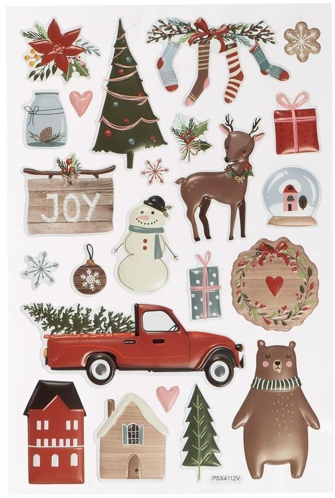 Naklejki świąteczne 3D