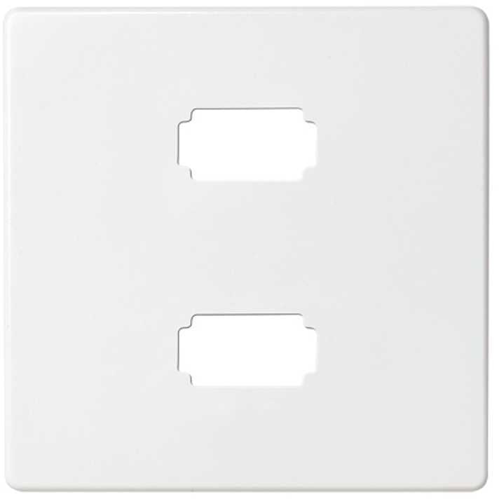 Kontakt-Simon Pokrywa gniazda 2xUSB biała 8201090-030