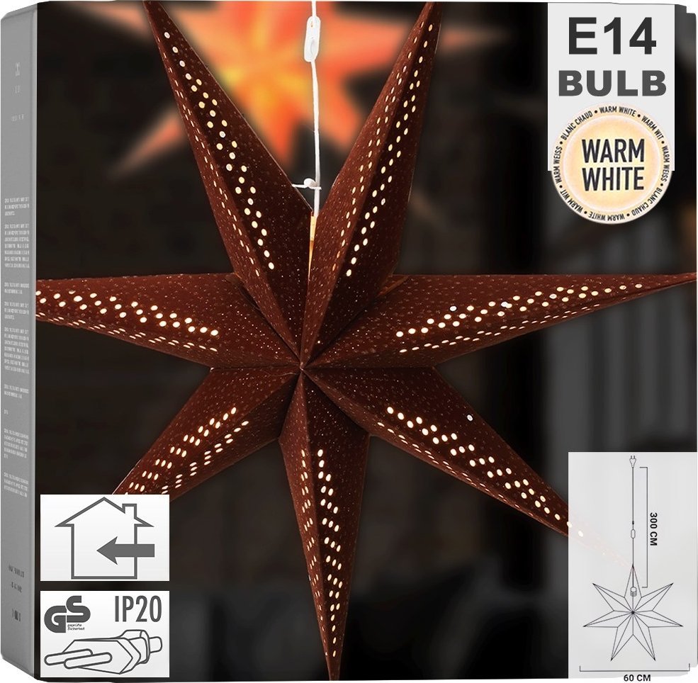 Dekoracja świąteczna Home Styling Collection gwiazda