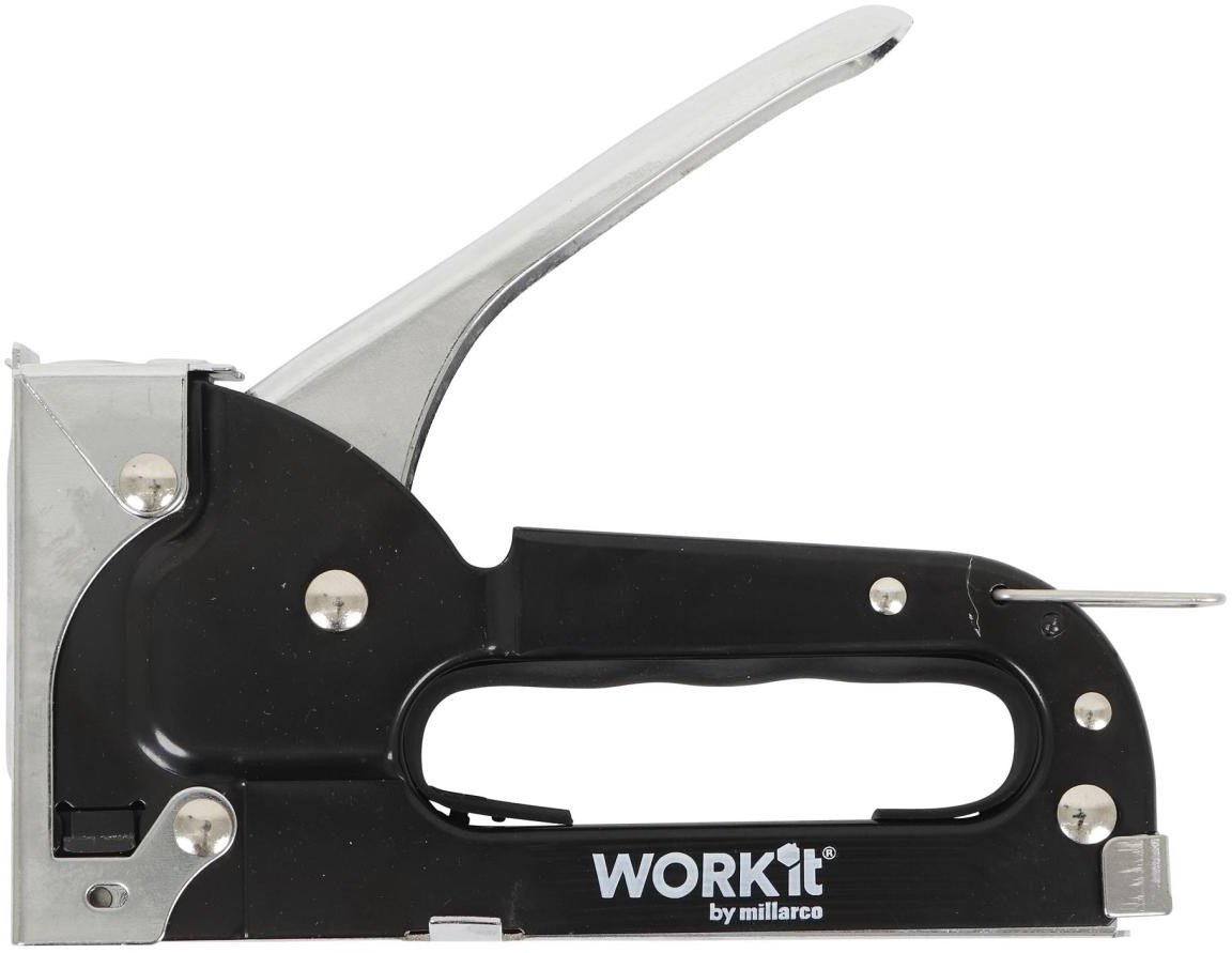 Work it by millarco® metal hæftepistol med låsbart greb 4-8