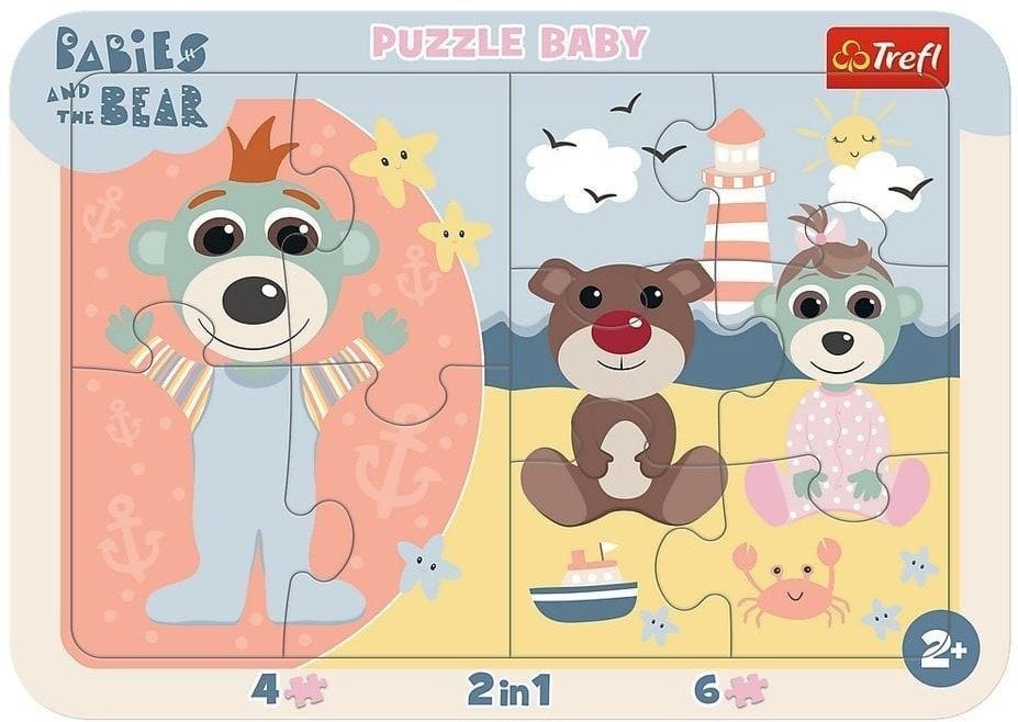 Puzzle ramkowe Baby - Słodkie Bobaski TREFL