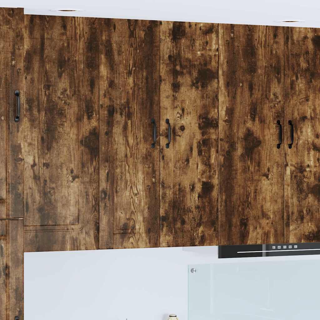 vidaXL Szafka kuchenna z półką z drzwiami dębowymi 30 x 31 x 100 cm